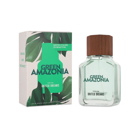 Green-Amazonia-Men-de-Benetton-edt-100-ml-para-Caballero-Perfumes-de-Marca-Originales