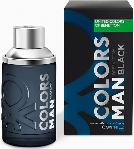 Benetton Colors Black de Benetton 100 ml edt para Caballero