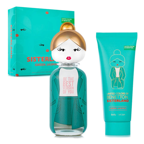 Set-Sisterland-Green-Jasmine-de-Benetton-edt-80-ml-para-Dama