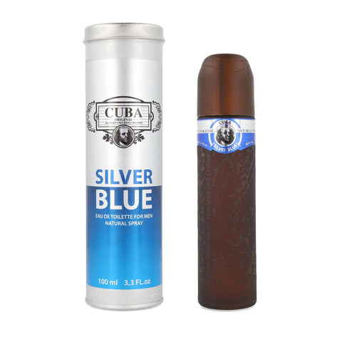 Silver-Blue-de-Cuba-edt-100-ml-para-Caballero-Perfumes-de-Marca-Originales