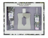 Set 3 Piezas God is a Woman de Ariana Grande edp para Dama - Originales en Perfumes de Marca