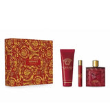 Set 3 Piezas Versace Eros Flame de Versace edp para Caballero - Fragancia Original