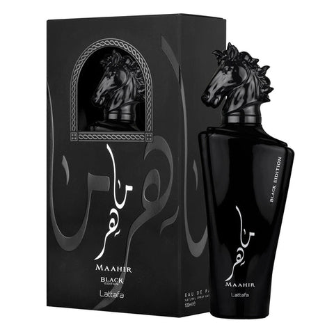 Maahir Black de Lattafa edp 80 Unisex - Perfumes Unisex