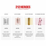212 Heroes de Carolina Herrera 80 ml edt para Dama