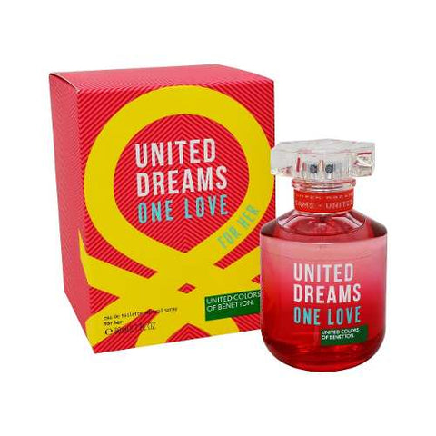 United Dreams One Love de Benetton edt 80ml para Mujer