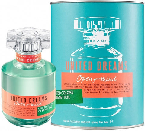 United Dreams Open Your Mind de Benetton edt 80ml para Mujer